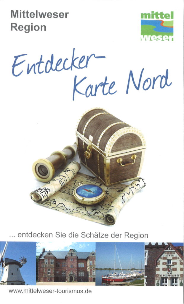 Titel Entdeckerkarte Mittelweser-Region Nord